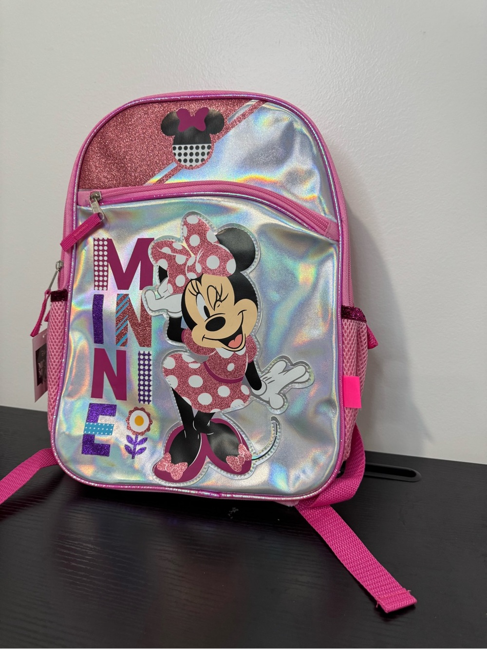 Disney Kids Minnie Mouse 14” Backpack - Pink NWT - Picture 7 of 9